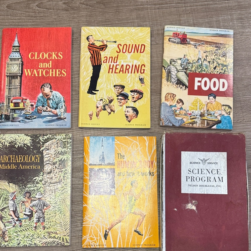 Vintage Science Program Books Collection 1971